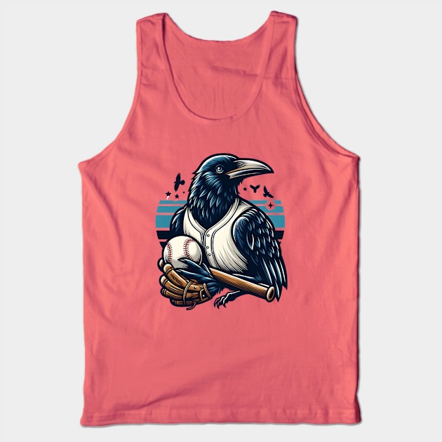 crows play baseball Tank Top by Rizstor